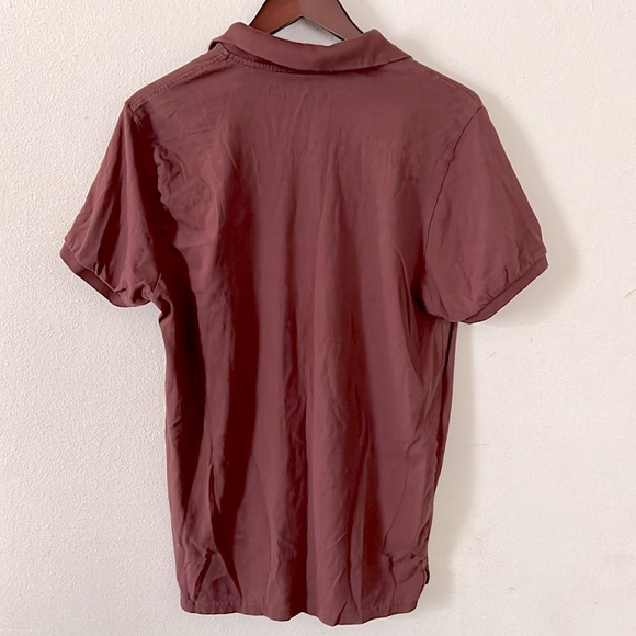 Aeropostale Collared Polo Red Shirt Size Large Preppy Country Club - Picture 2 of 10